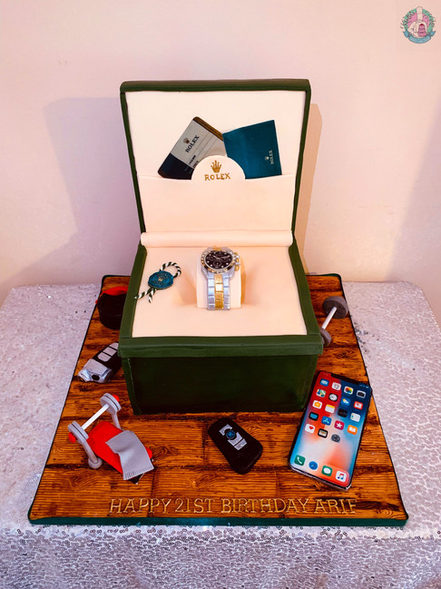 Rolex Watch Cake