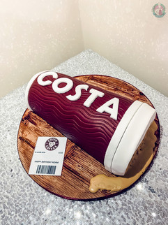 Costa Coffee Cup Cake.