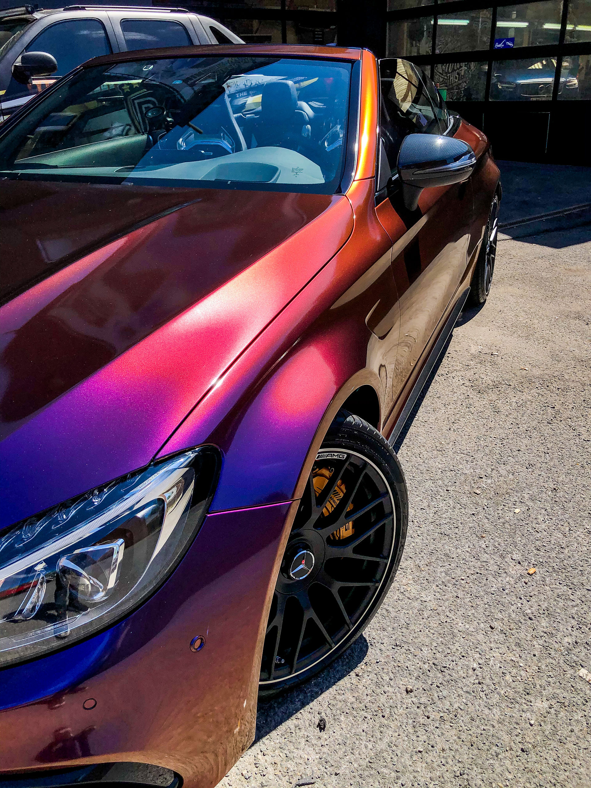Mercedes C63s AMG Carwrap