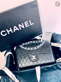 Chanel Handbag cake and box.