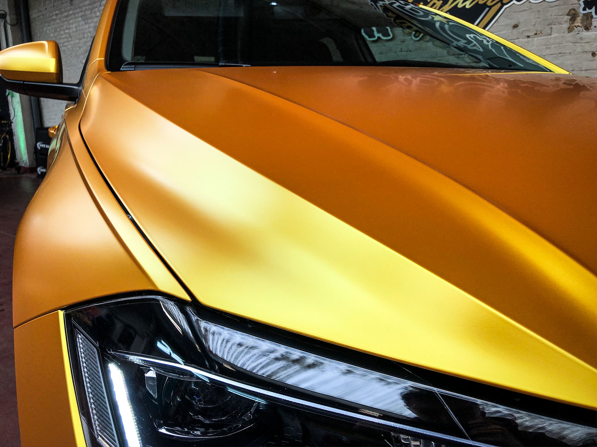 VW Polo -  Carwrap Energetic Yellow