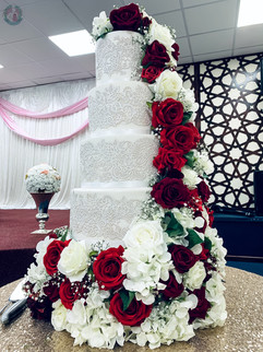 Floral Lace Cake.