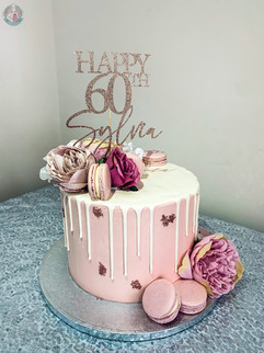 60th Birthday Cake.