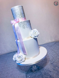 Glitter Wedding Cake.