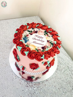 Rosette Cake.