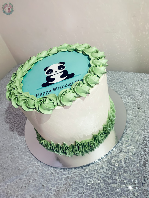 Panda Buttercream cake.