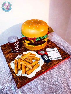 Burger Cake.
