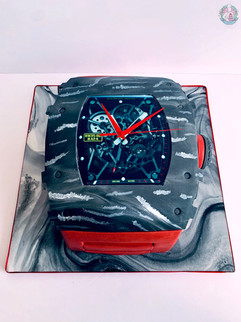 Hublot Watch cake with fully working hands.