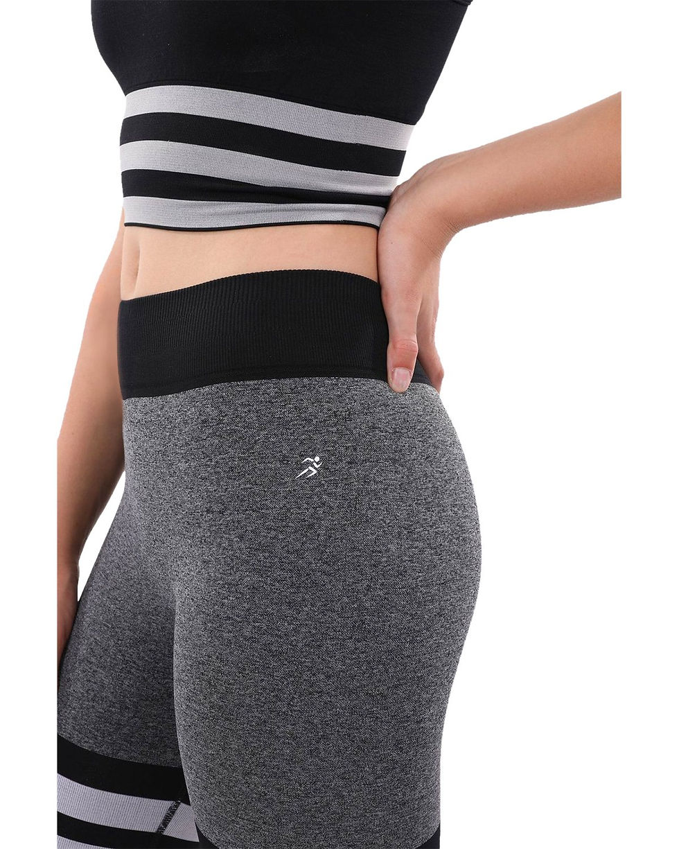 Thumbnail: Cassidy Legging & Sports Bra Set - Black & White