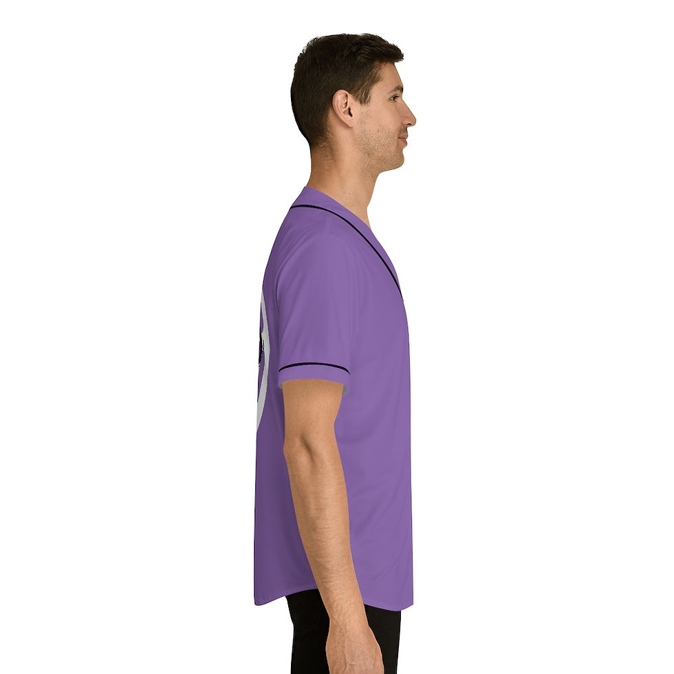 Thumbnail: Purple Skatero Baseball Jersey (AOP)