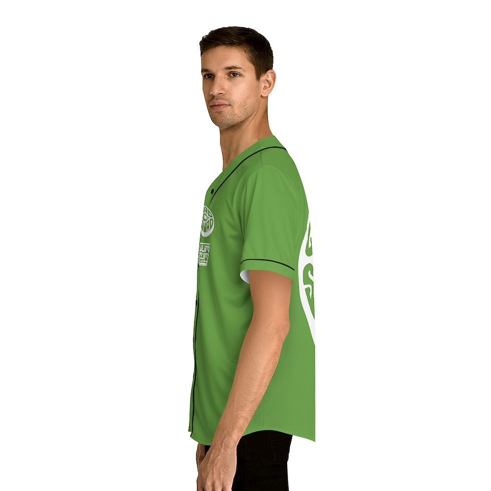 Thumbnail: Green Skatera Baseball Jersey (AOP)