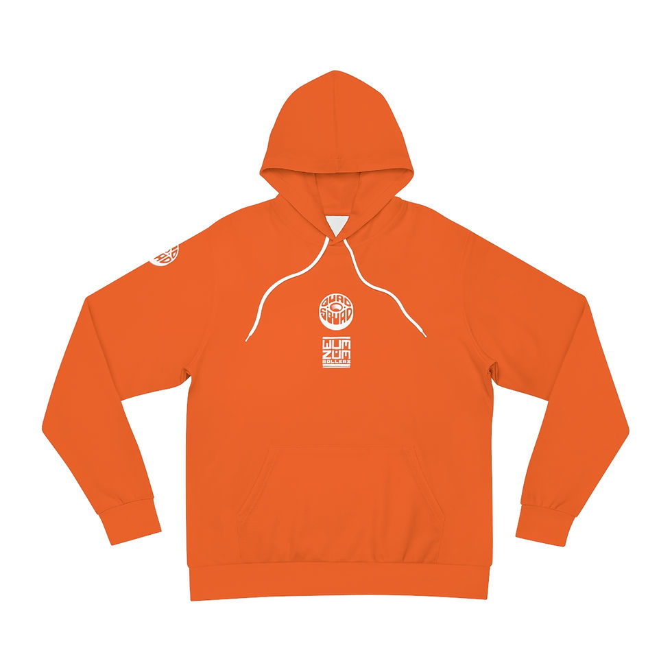 Thumbnail: QuadSquads Skatero Hoodie - Orange - AOP Fashion