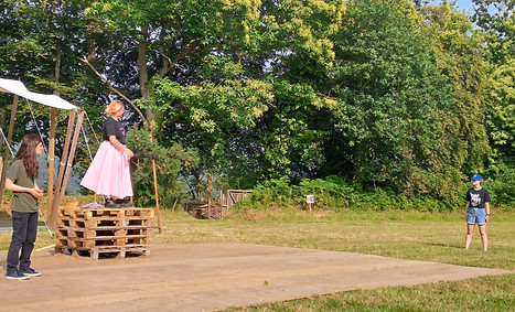 Photographie spectacle Cyrano(n) à la Roche Jagu