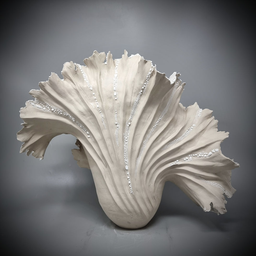 Thumbnail: Ivory Wave Sculpture // 235