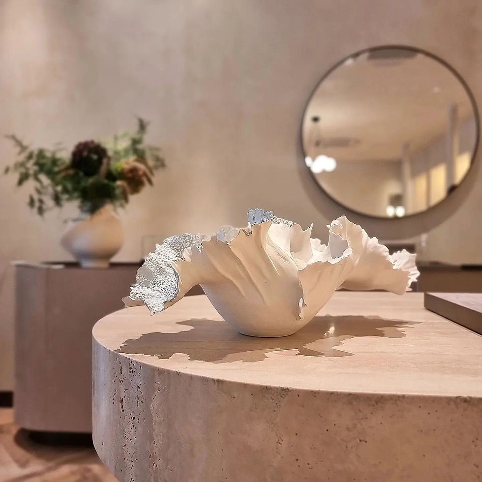 Thumbnail: Wave Sculpture Bowl // 134 solgt