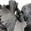 Thumbnail: Leaf Sculpture, black clay, gold handmade Lace // 135 sold