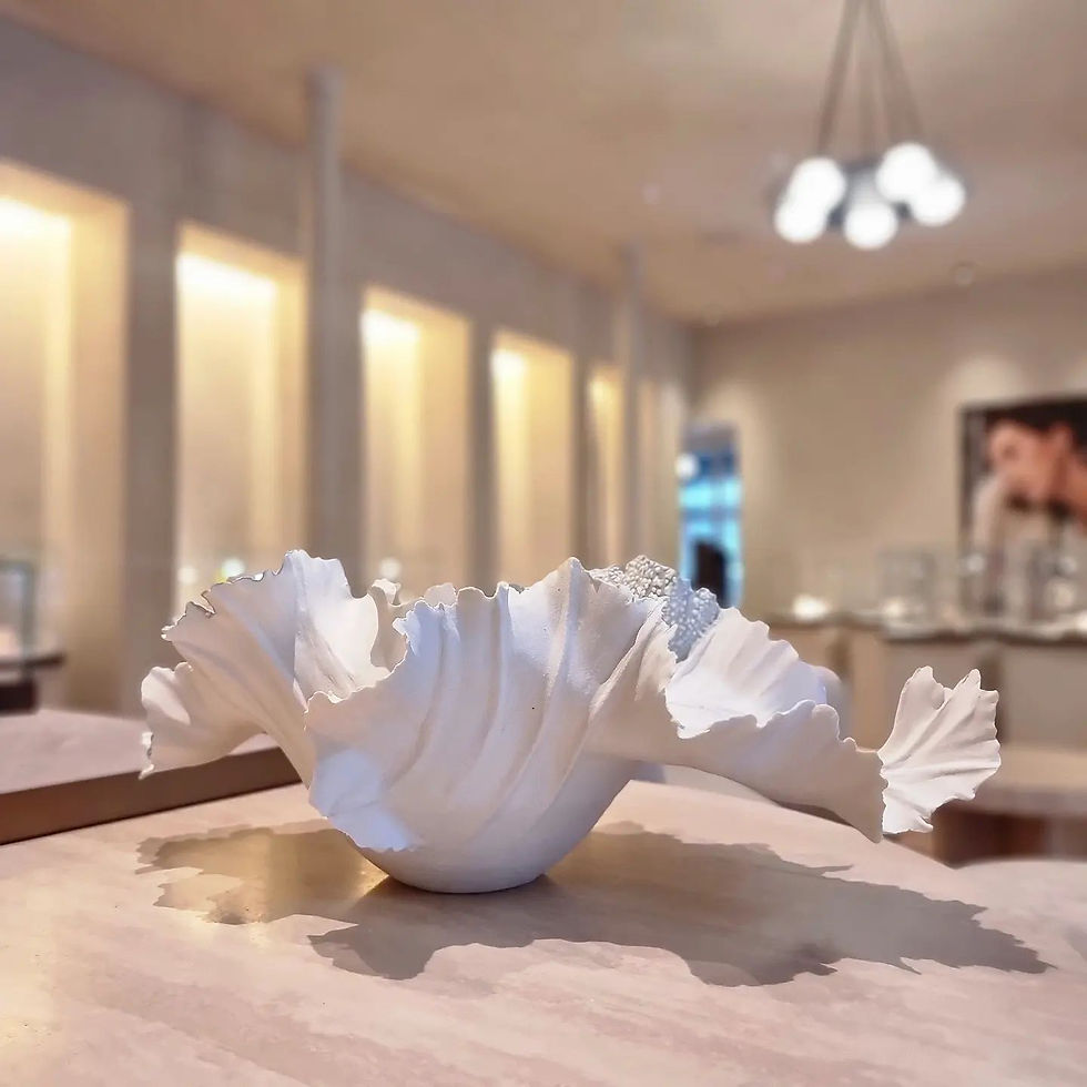 Thumbnail: Wave Sculpture Bowl // 134 solgt