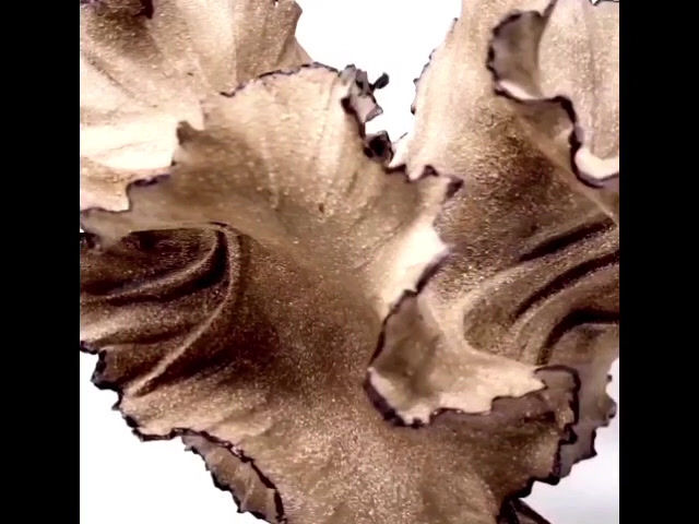 Thumbnail: Leaf Raw Brown Stoneware // 158 Sold