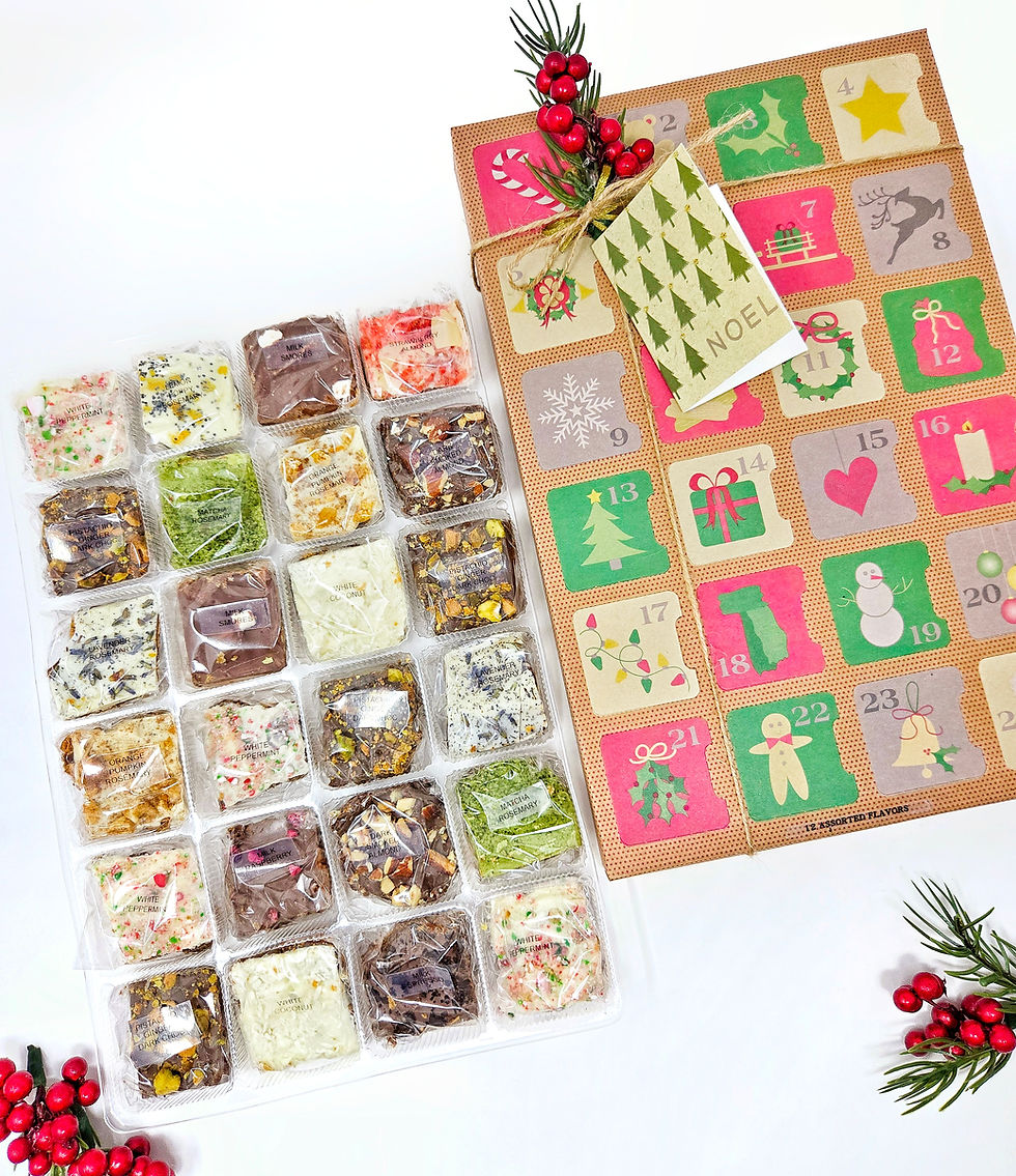Classic Toffee Bark Advent Calender