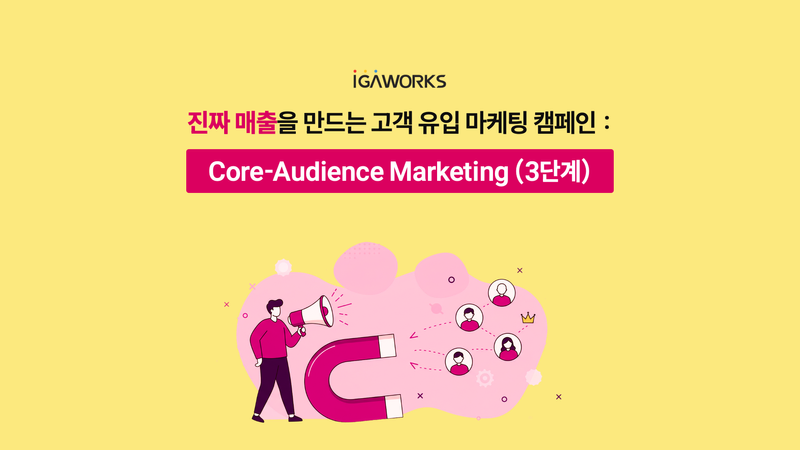 진짜 매출을 만드는 고객 유입 마케팅 캠페인 : 코어-오디언스 마케팅 3단계