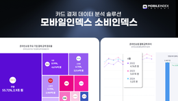 모바일인덱스, 카드 결제 데이터 분석 솔루션 '소비 인덱스' 출시