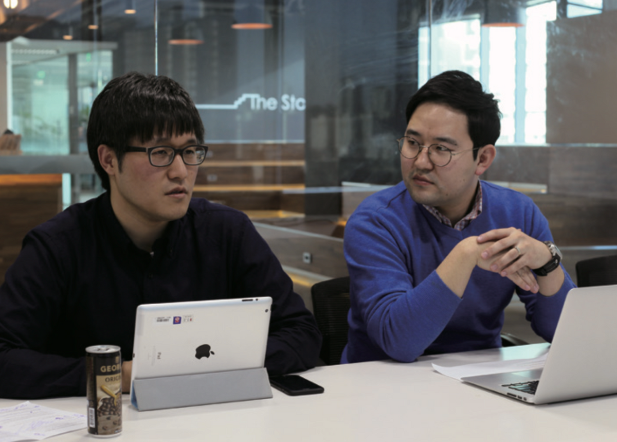 AI Lab의 부서 위치는 오디언스바잉 광고 상품 ‘트레이딩웍스(TradingWorks)’ 담당 부서 바로 옆. 현재는 이쪽과의 협업이 많기 때문에 자리도 딱 붙어 있다.