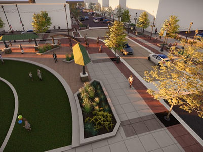 Construction Begins April 6 on Hart Plaza Streetscape Project