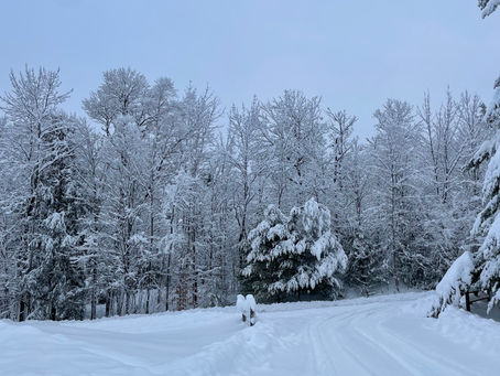 Winter in Woodstock, New Hampshire