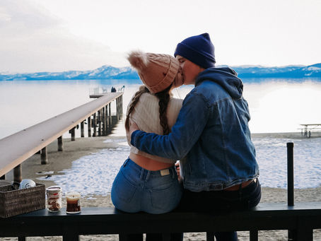 Lovebirds in Lake Tahoe