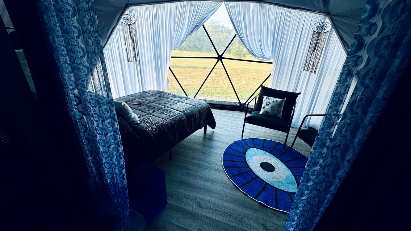 view of evil eye dome