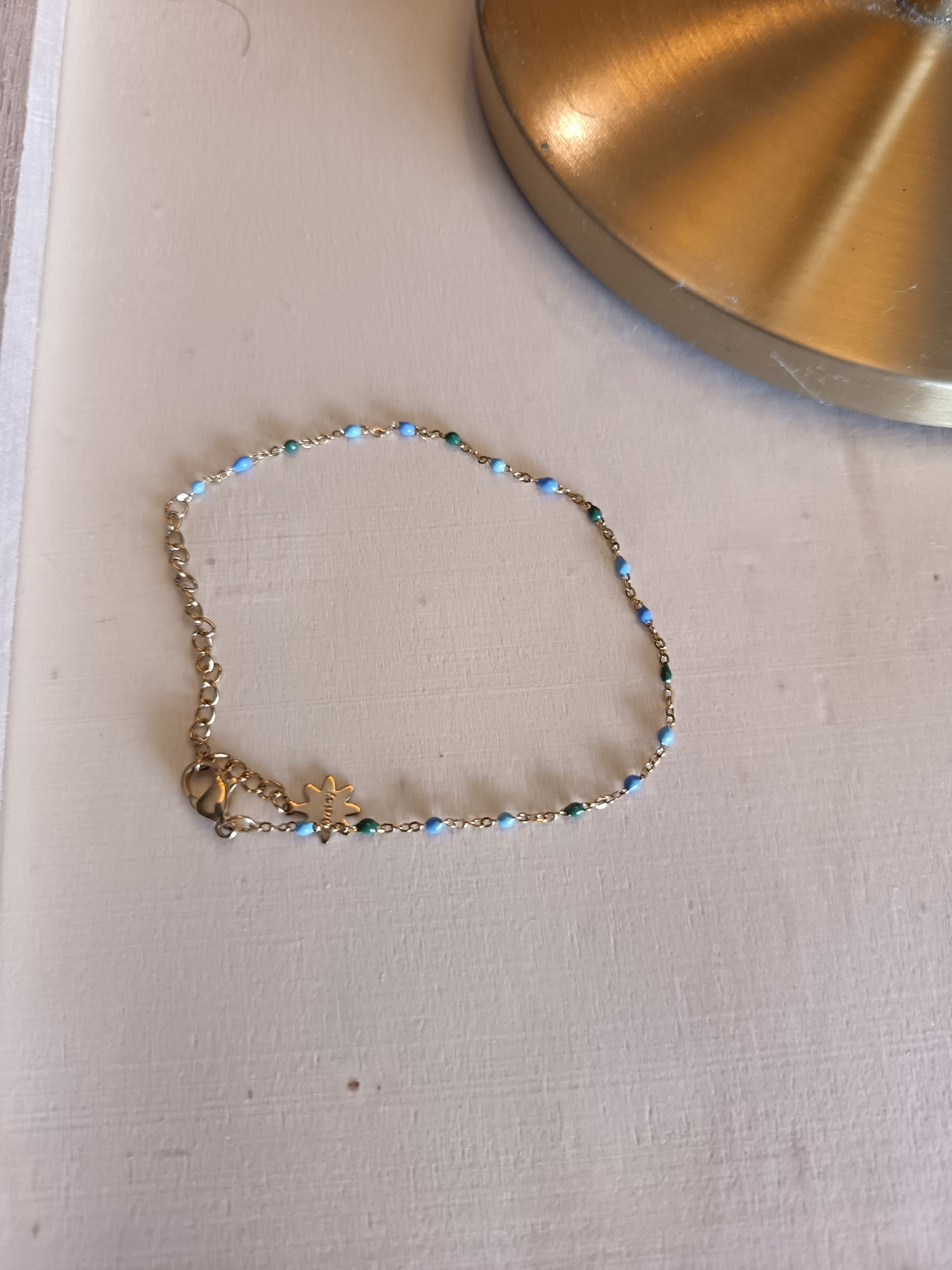 Bracelet doré acier