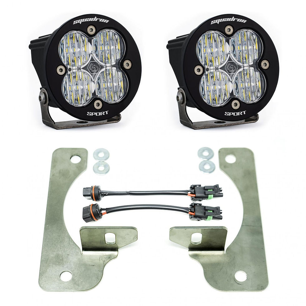 Thumbnail: Baja Designs Jeep JL/JT Squadron-R PRO Fog Pocket Kit (OE Sport Bumper