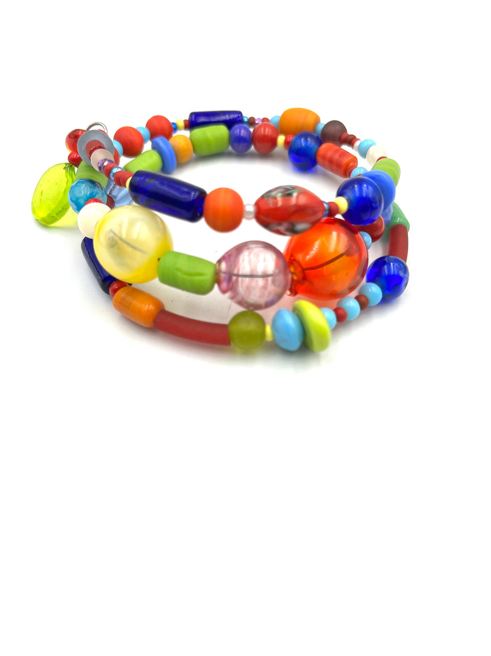 Miniature : Bracelet « Marée vive »/ verre soufflé et filé