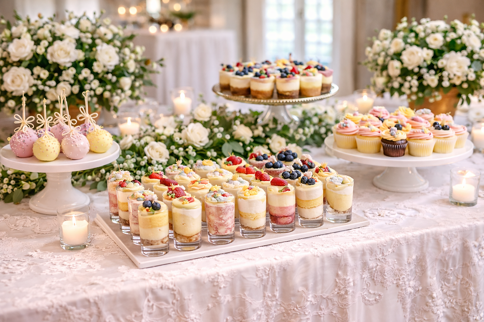 dessert bar