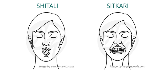 Beat the Heat by doing  Sitali and Sitkari Pranayama