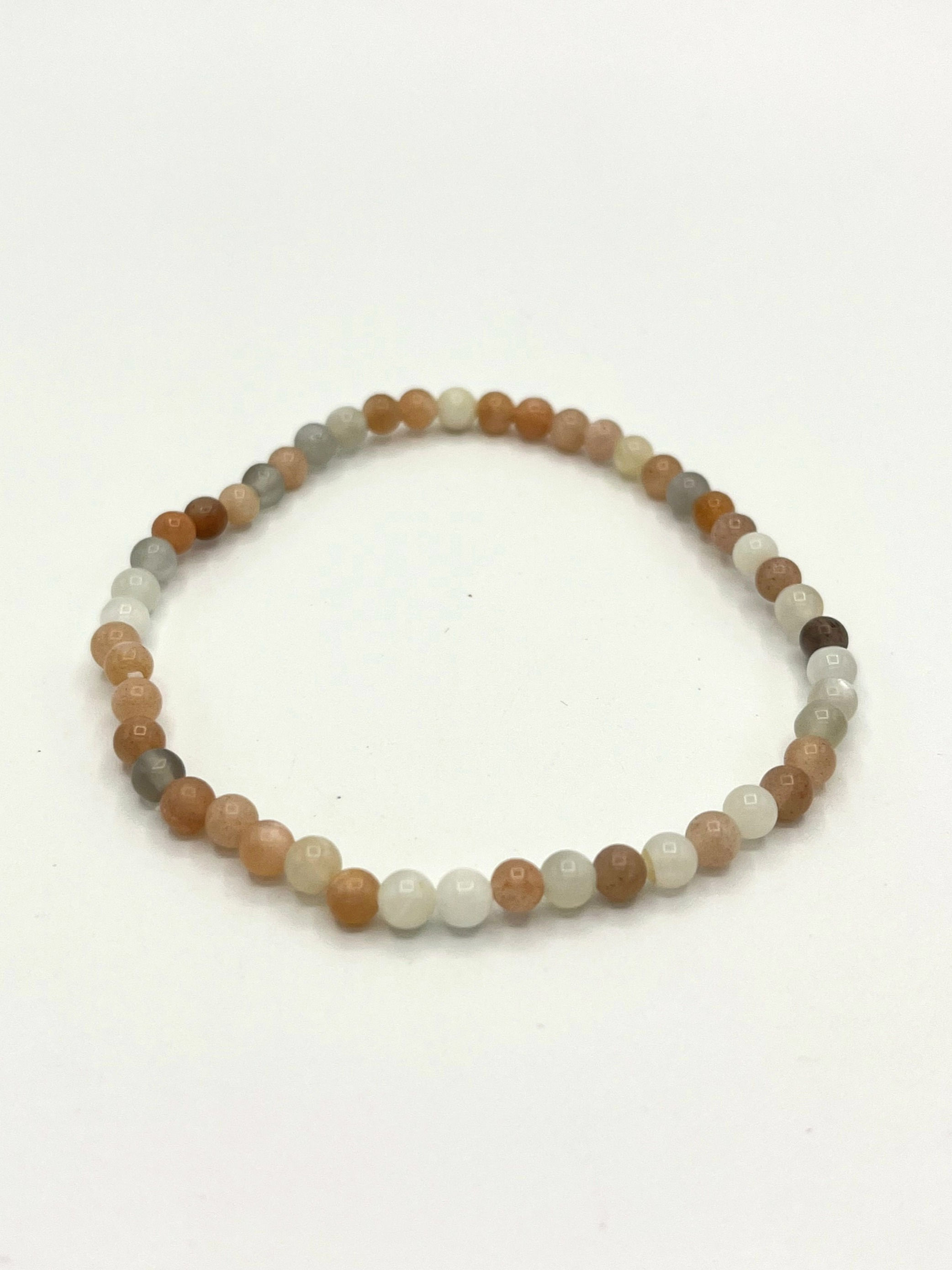 Moonstone Mix (4mm) - Bracelets