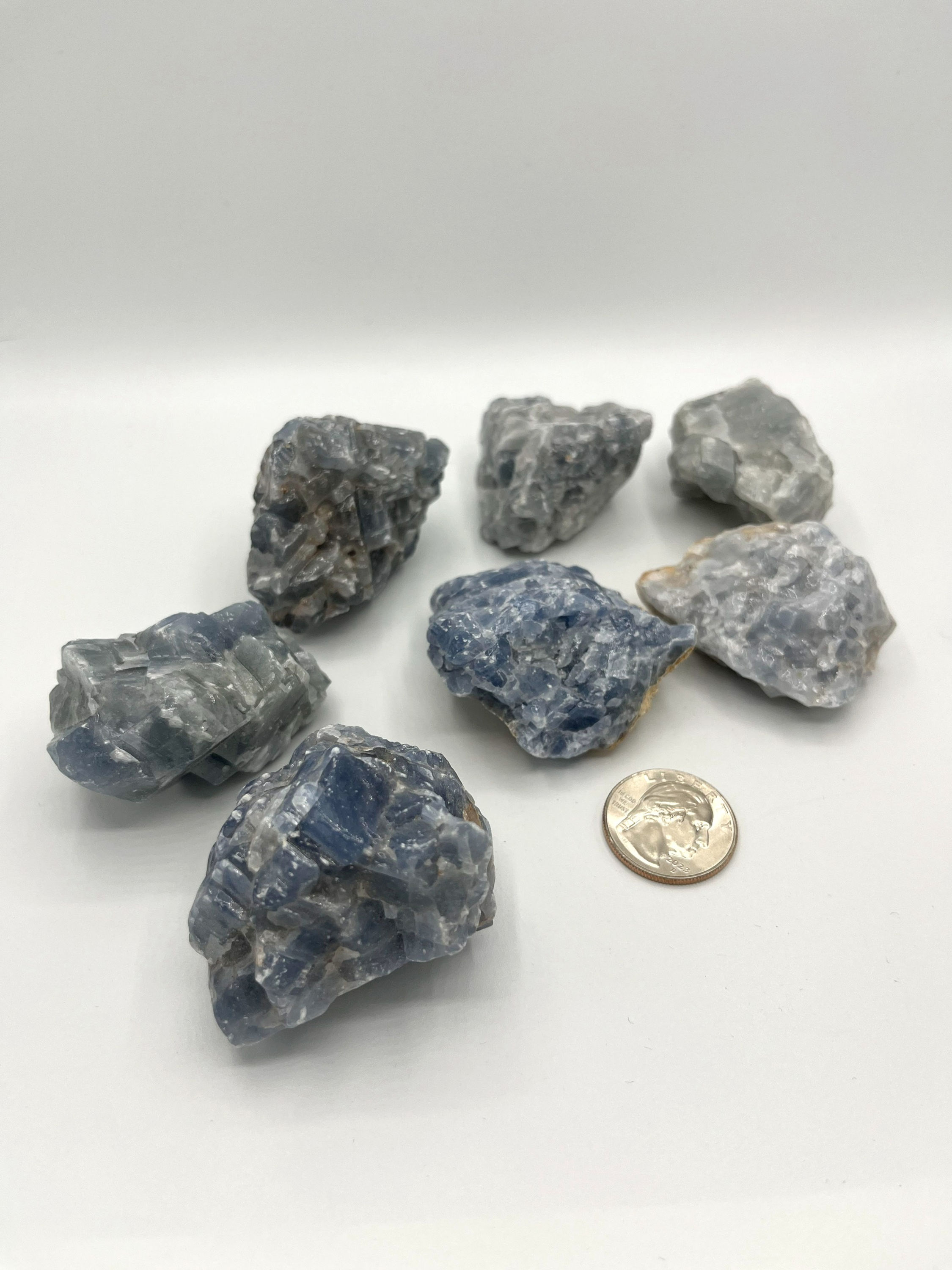 Blue Calcite - Raw
