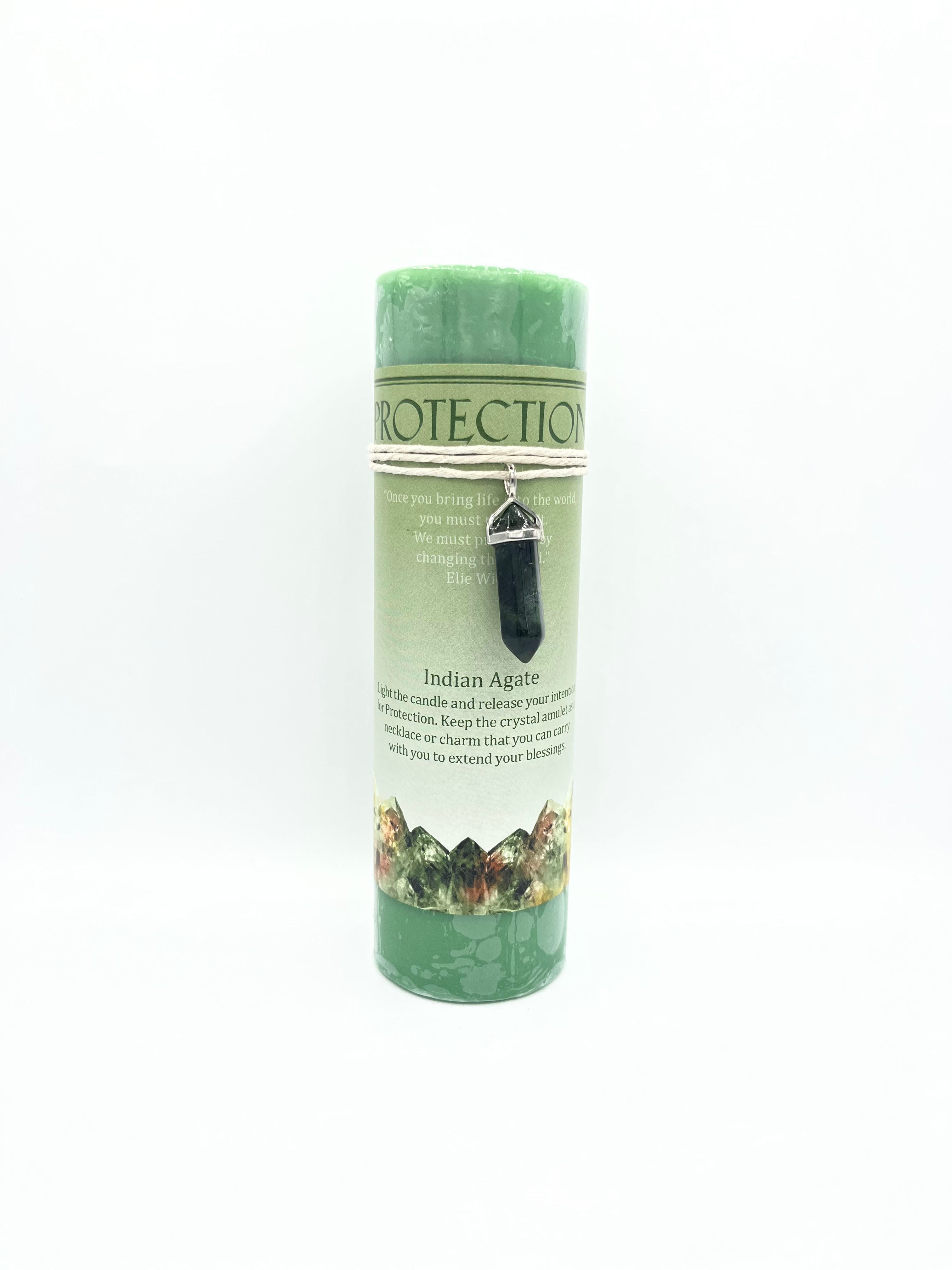 Protection - Crystal Candle