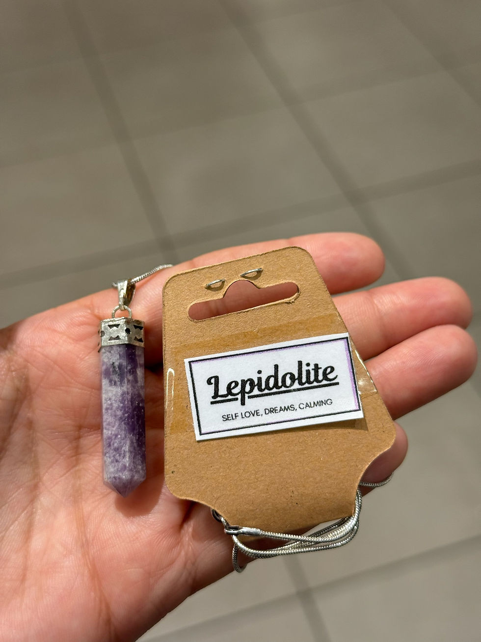 Thumbnail: Lepidolite - Necklaces