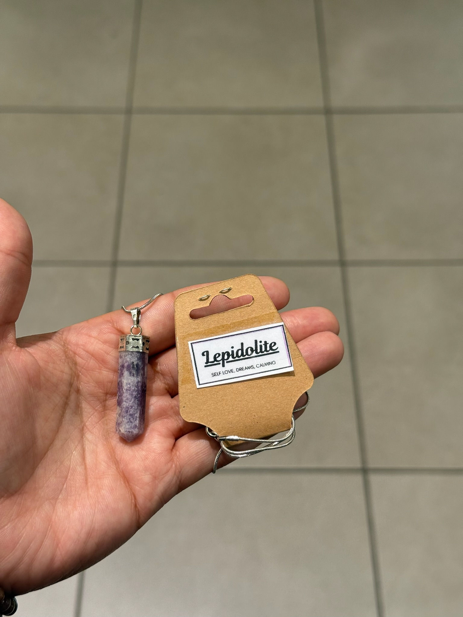 Lepidolite - Necklaces