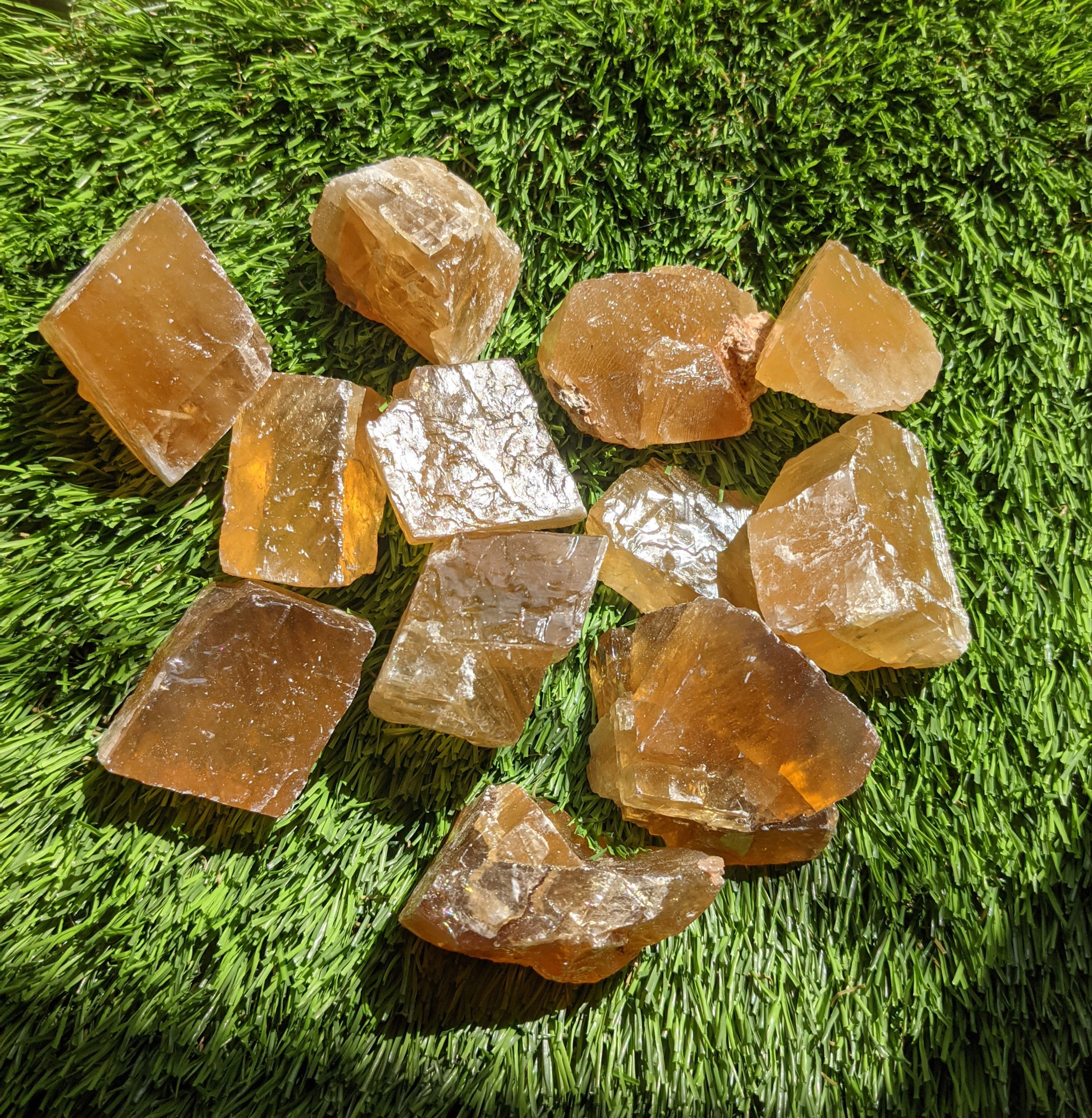 Honey Calcite - Raw