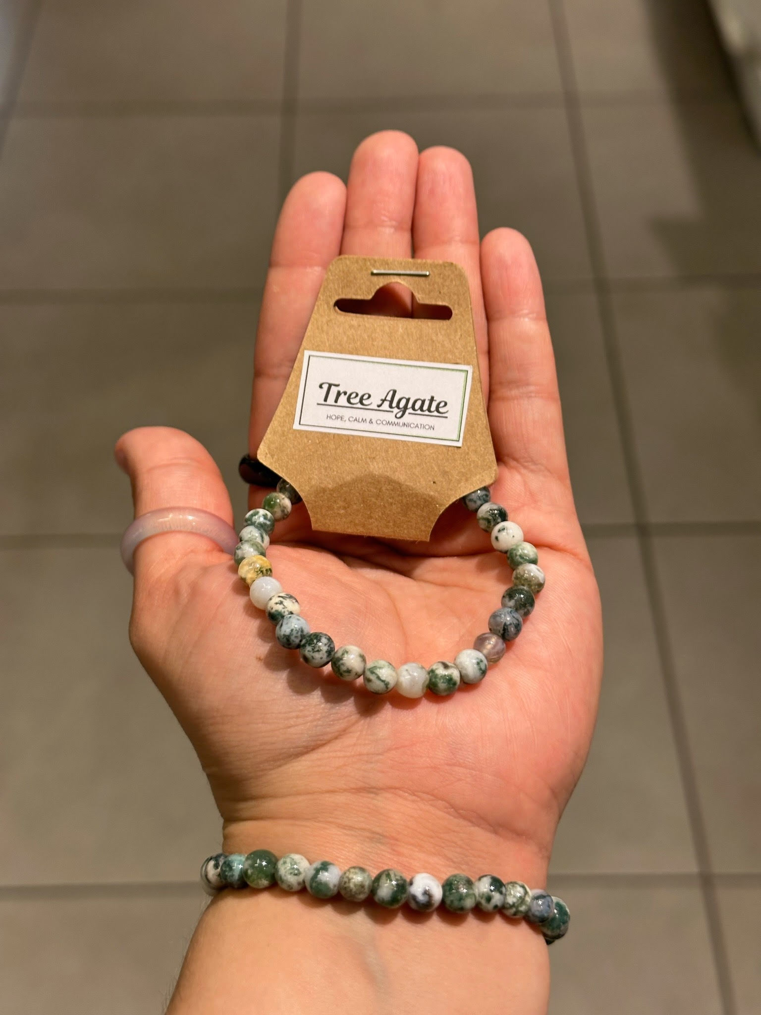 Tree Agate (6mm) - Bracelets