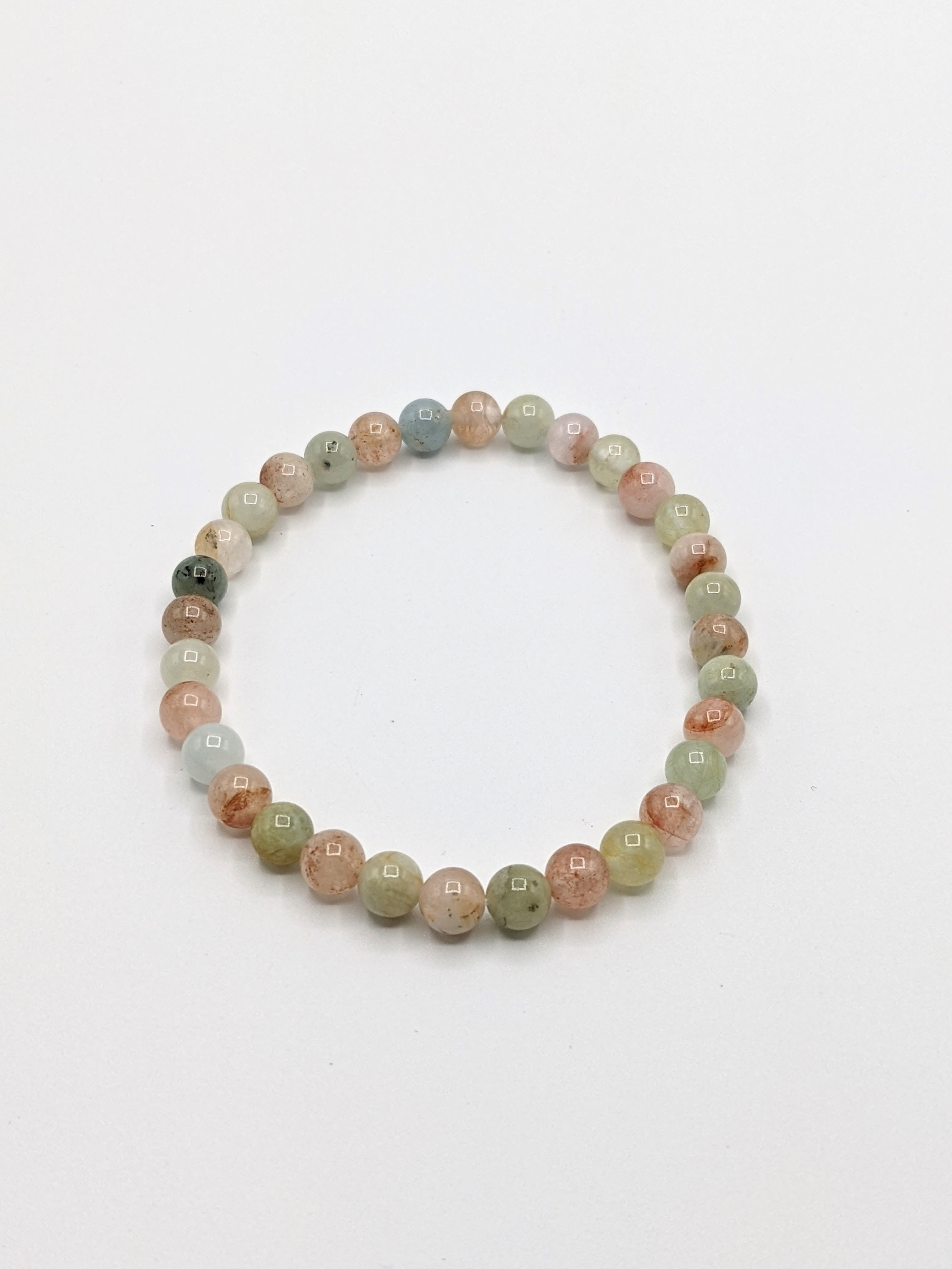 Aquamarine & Morganite (6mm) - Bracelets