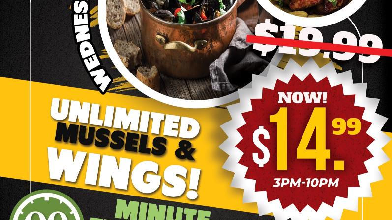 Unlimited Mussels & Wings