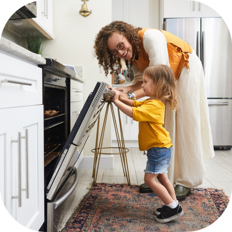 The image captures the process of maintaining balance and highlighting the important bond between parents and children.