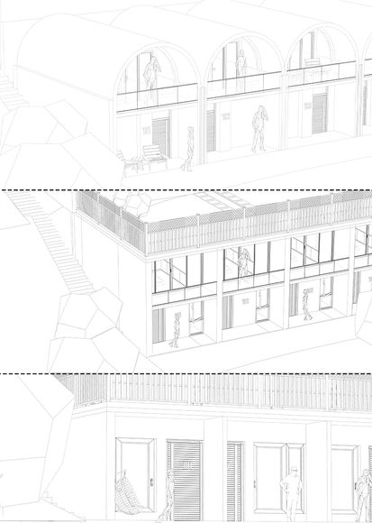 All 3 layouts displayed in order as proposed after several iterations.
