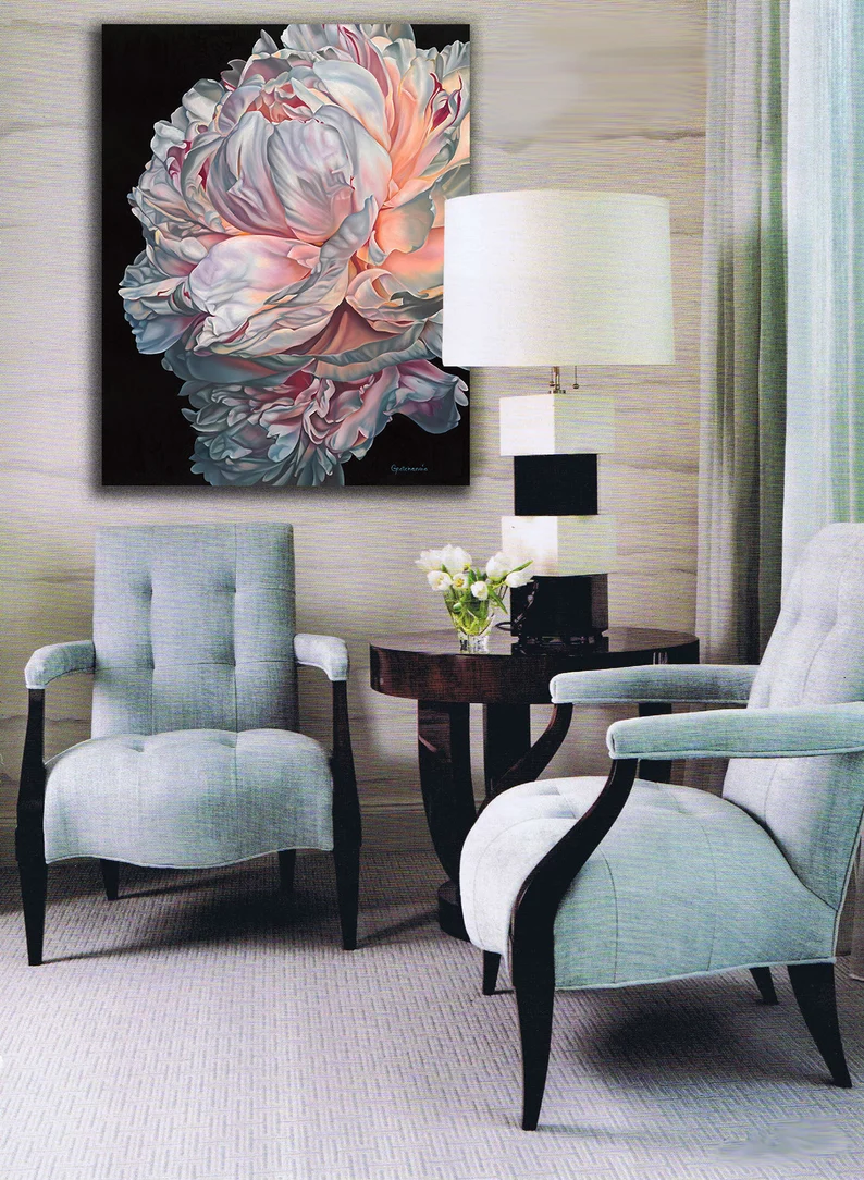Thumbnail: "Angels Smile" Limited Edition of 50 Print on Canvas