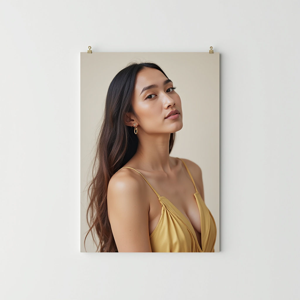 Metallic Finish Portrait