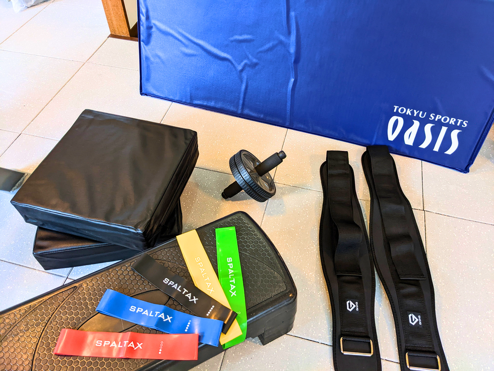 その他、セラバンドやマットなどご用意