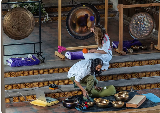 windmill-hill-city-farm-sound-journey-with-annette-and-rounik